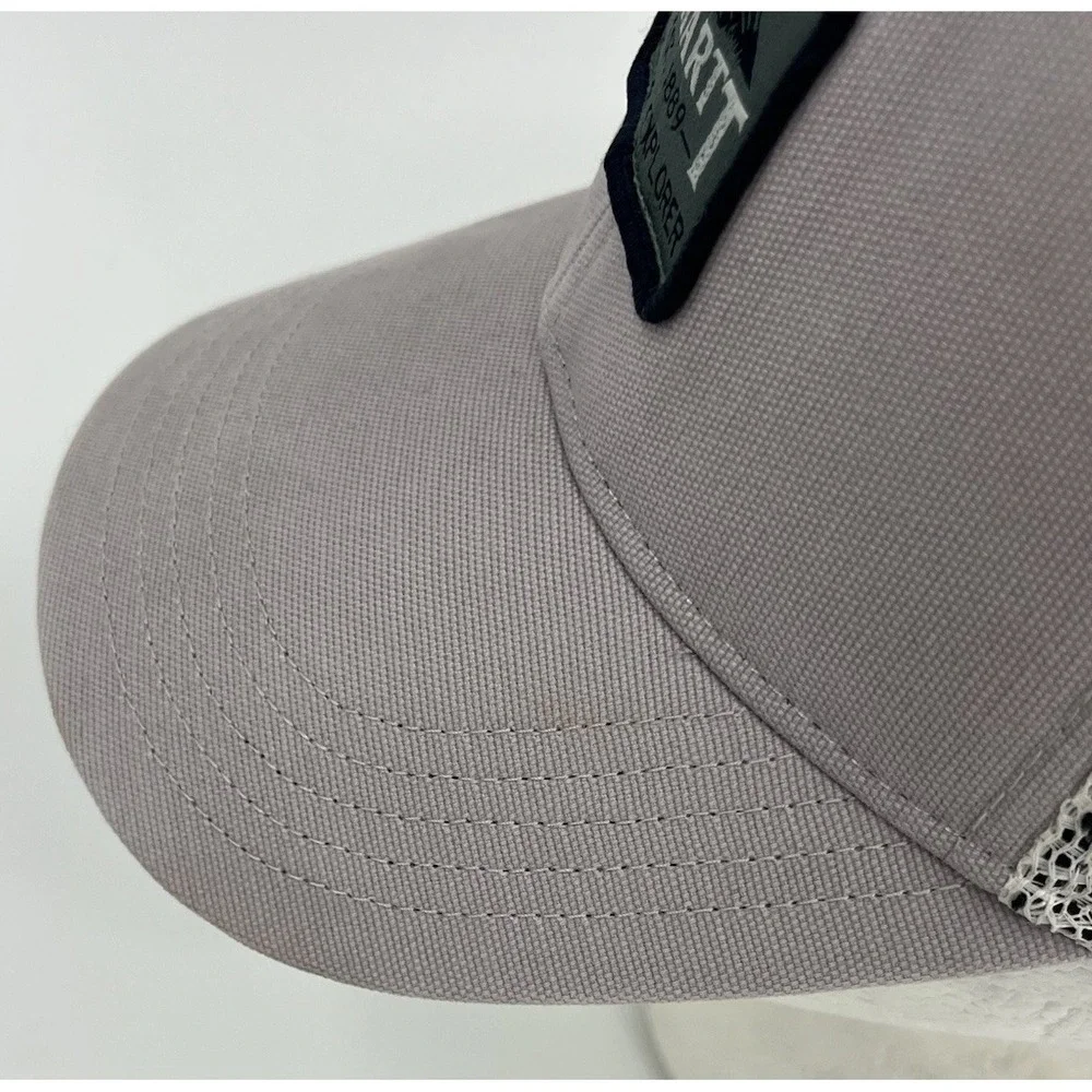 Carhartt‎ 100141 Odessa Cap Purple Canvas Patch Snap Back Mesh Adjustable Womens